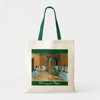 An inspiring Dancing for Degas budget tote bag.
