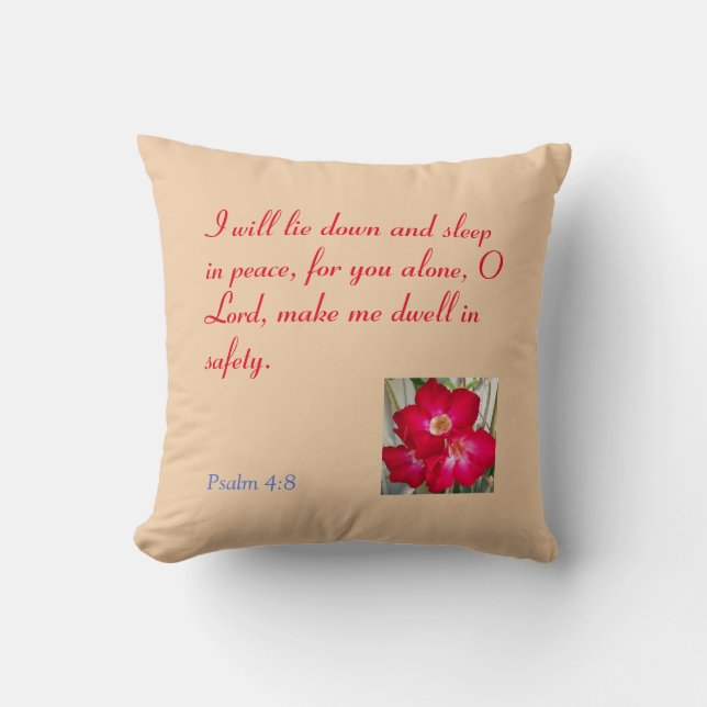 An Inspiring Throw Pillow (Front)