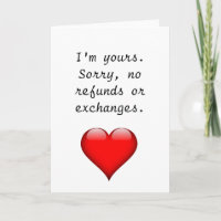 An interesting congratulations for Valentine's Day