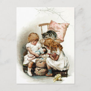 An Interesting Game Postcard