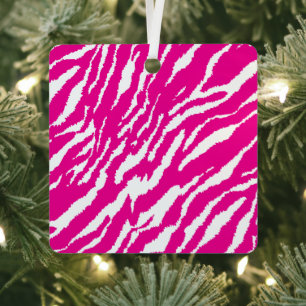 An intricate floral pattern in pink and white, art metal tree decoration