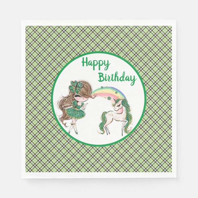 An Irish Birthday Napkin (Front)