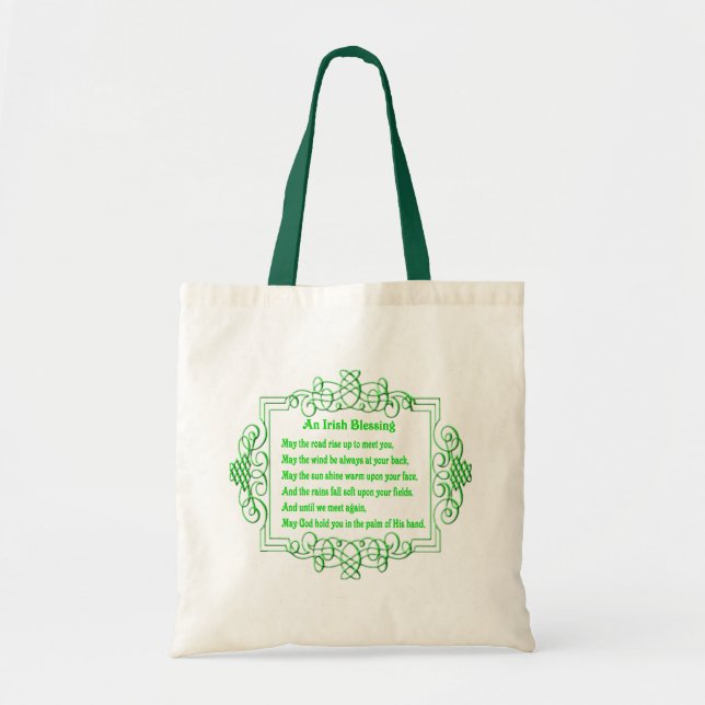 An Irish Blessing Tote Bag (Front)