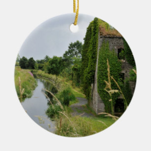 An Irish Canal Ceramic Tree Decoration