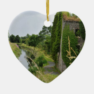 An Irish Canal Ceramic Tree Decoration