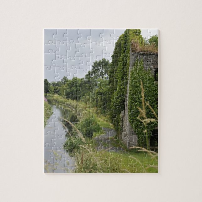 An Irish Canal Jigsaw Puzzle (Vertical)