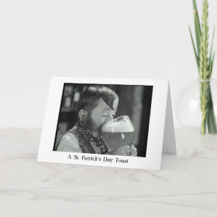 An Irish Drinking Toast Card