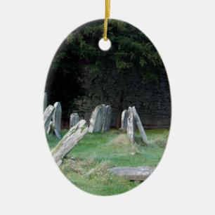 An Irish Grave Yard Ceramic Ornament