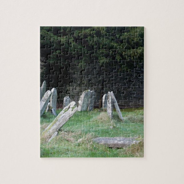 An Irish Grave Yard Jigsaw Puzzle (Vertical)
