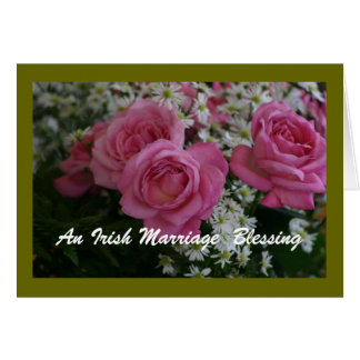 An Irish Marriage Blessing Card