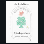 An Irish maze! Flyer<br><div class="desc">A fun activity to do with your family,  friends,  classmates,  and colleagues for St Patty's day!</div>