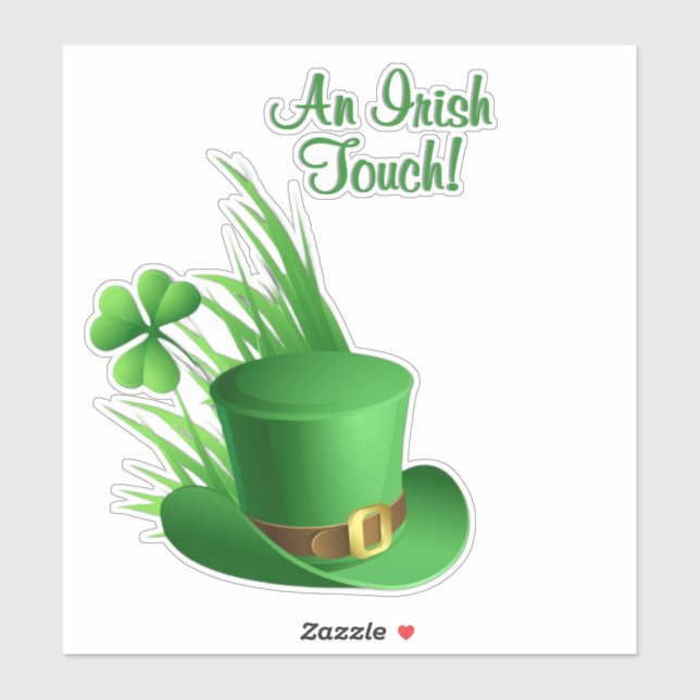 An Irish Touch Leprechaun Clove Hat in Grass (Sheet)
