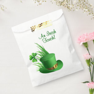 An Irish Touch Leprechaun Clove Hat in Grass Favour Bag