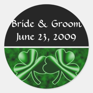 An Irish Wedding Classic Round Sticker