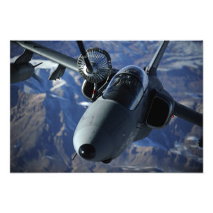 An Italian AMX is refueled by a KC-10A Extender Photo Print
