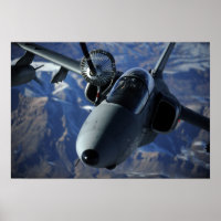 An Italian AMX is refueled by a KC-10A Extender