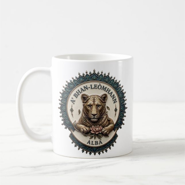 An Leòmhann. Alba Coffee Mug (Left)