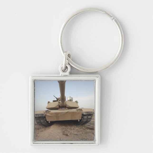 An M-1A1 Main Battle Tank Key Ring (Front)