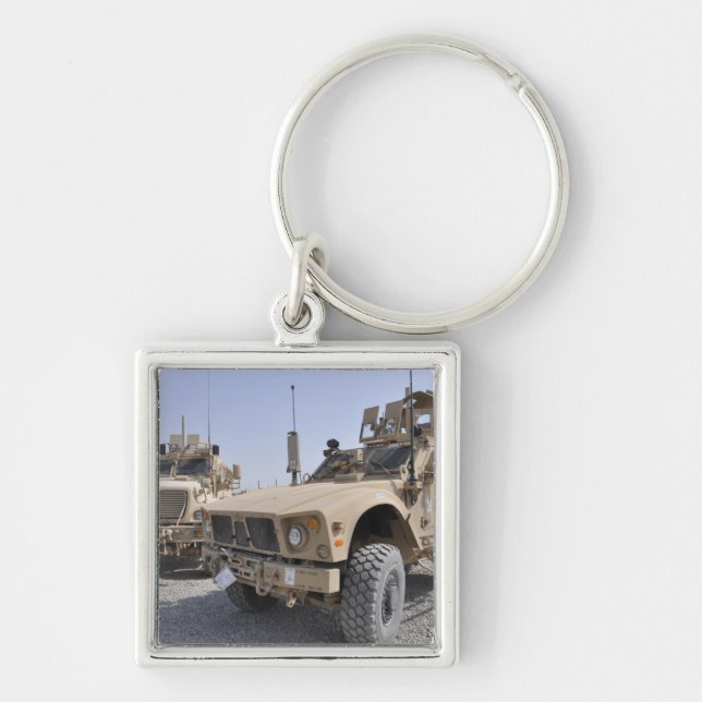 An M-ATV Mine Resistant Ambush Protected vehicl 2 Key Ring (Front)