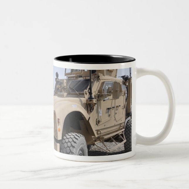 An M-ATV Mine Resistant Ambush Protected vehicl 2 Two-Tone Coffee Mug (Right)