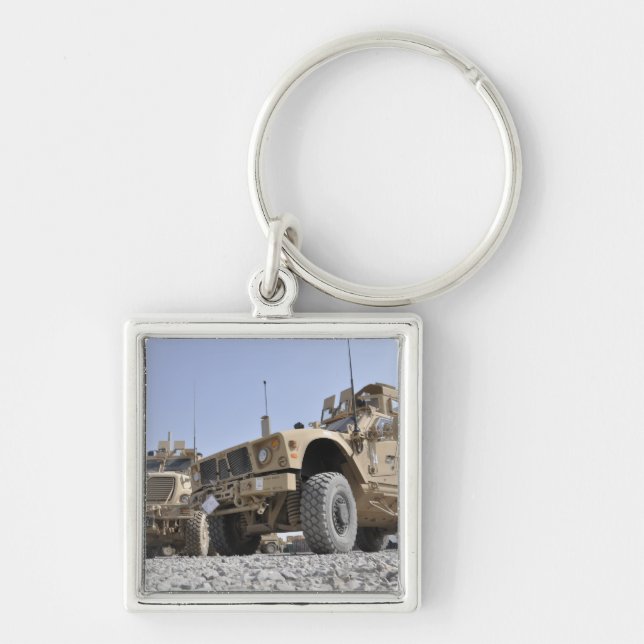 An M-ATV Mine Resistant Ambush Protected vehicl Key Ring (Front)