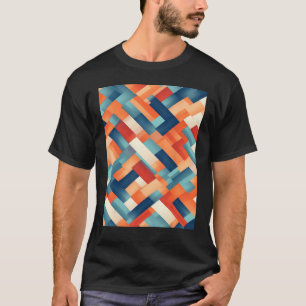 An minimalistic optical abstract oil painting T-Shirt