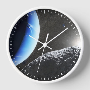 An Neptune's Tiny Moon Hippocamp. Clock