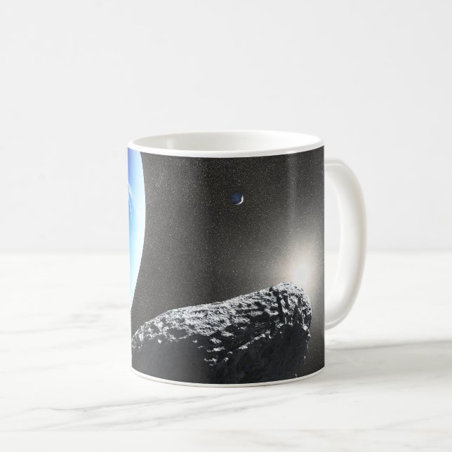 An Neptune's Tiny Moon Hippocamp. Coffee Mug (Front Right)