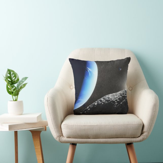 An Neptune's Tiny Moon Hippocamp. Cushion (Chair)