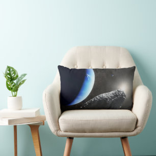An Neptune's Tiny Moon Hippocamp. Lumbar Cushion