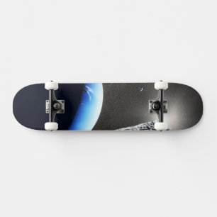 An Neptune's Tiny Moon Hippocamp. Skateboard