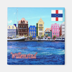 AN - Netherlands Antilles - Willemstad Harbour Magnet