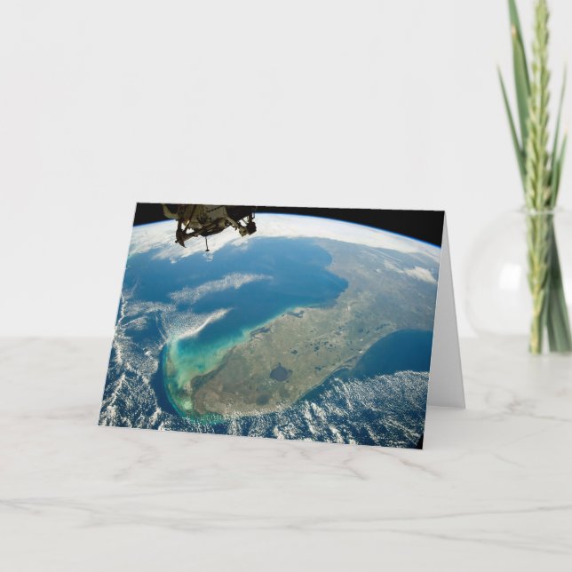 An Oblique Florida, On The Southeastern Coast Card (Front)