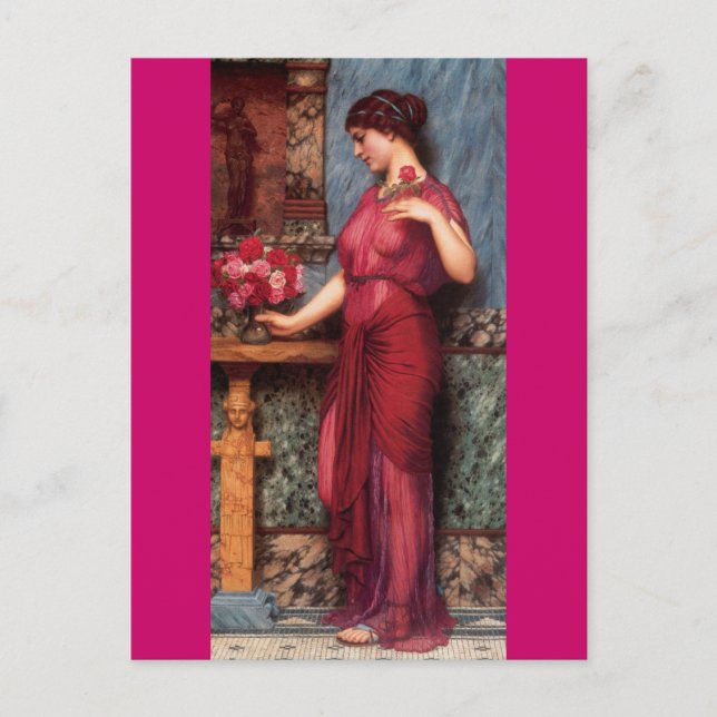 An Offering To Venus - Godward Postcard (Front)
