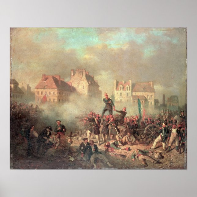 An Officer Giving the Order to Fire Poster (Front)