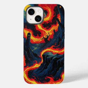 An oil painting depicting a surreal and twisted Case-Mate iPhone 14 case