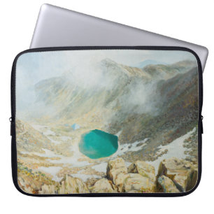 An oil painting on canvas of the highest peak in B Laptop Sleeve