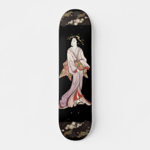 an oiran skateboarding skateboard