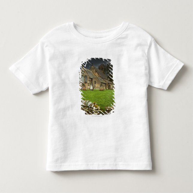 An Old Church Under A Dark Sky Toddler T-Shirt (Front)