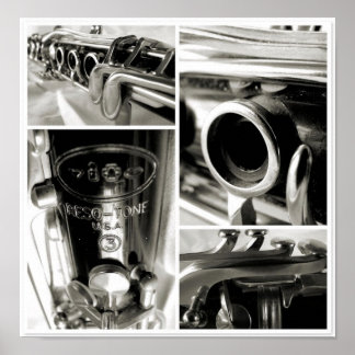 An Old Clarinet's Parts Photographic Print