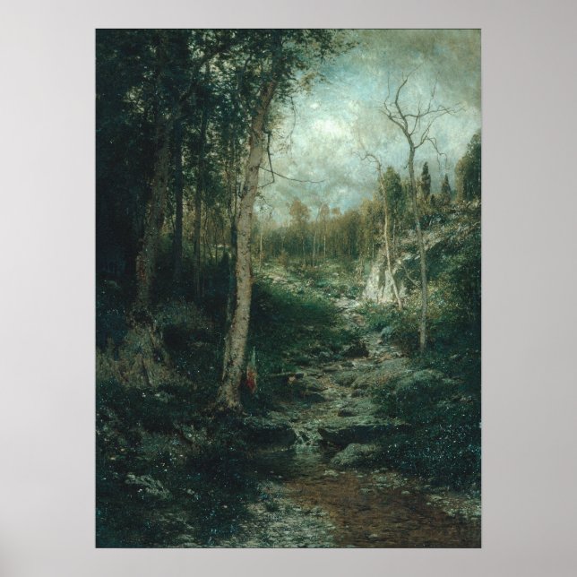 An Old Clearing (1881) - Alexander H. Wyant Poster (Front)