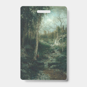 An Old Clearing Painting (1881) - Badge ID Badge