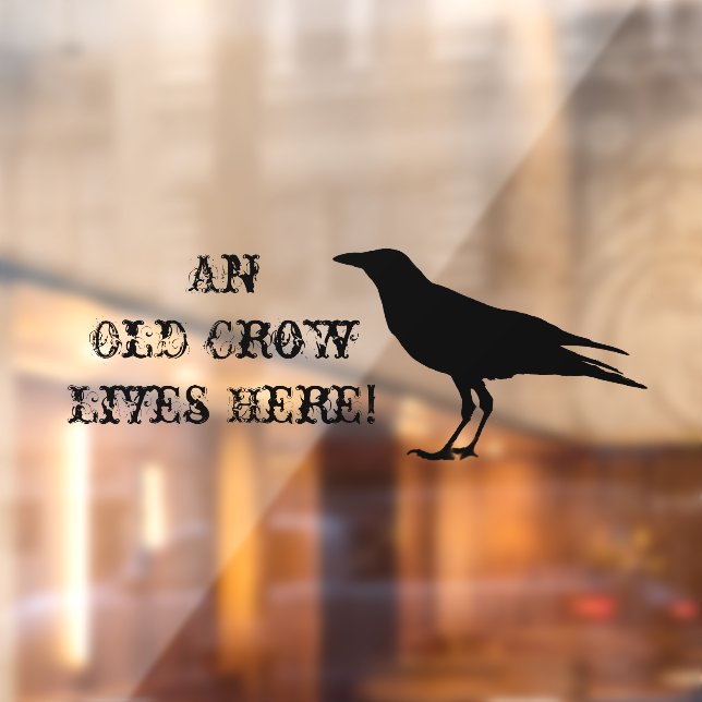 An Old Crow Lives Here, Funny Old Age  (Sheet 2)