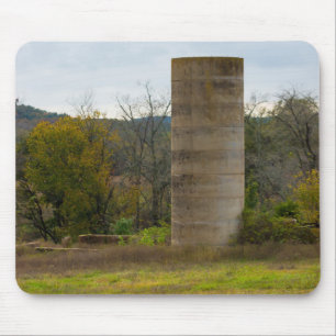 An Old Farm Silo Mouse Pad