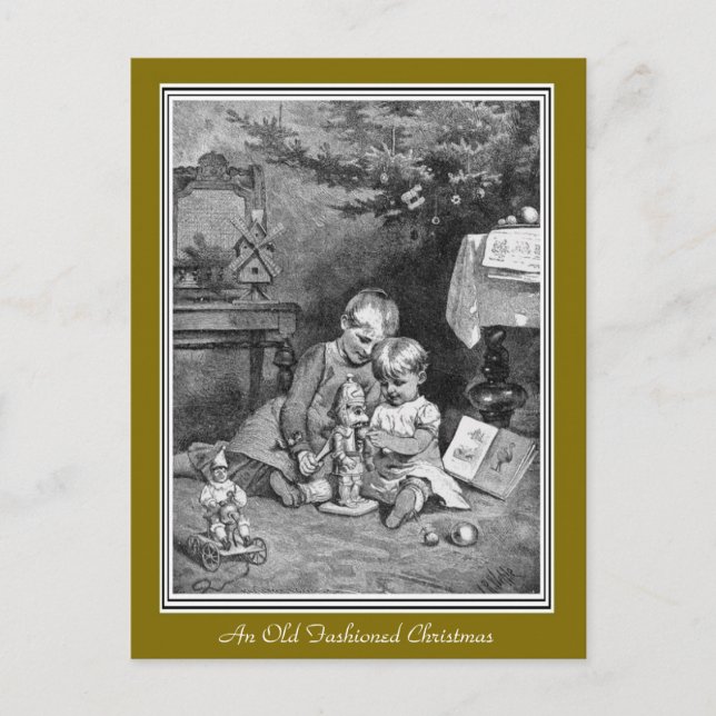 An Old Fashioned Christmas Postcard (Front)