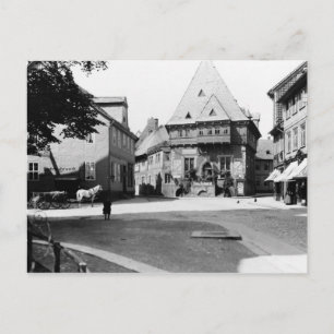 An old Hotel in the Town Square, Goslar, c.1910 Postcard