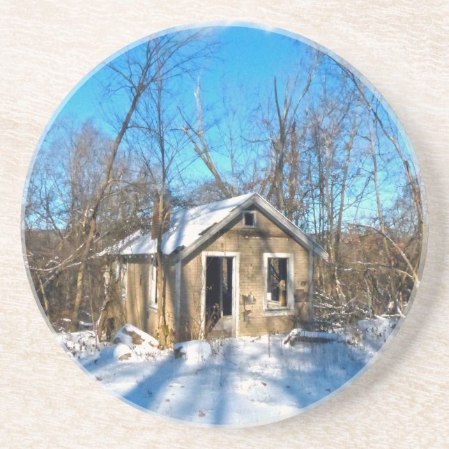 An Old House in the Snow Coaster (Front)
