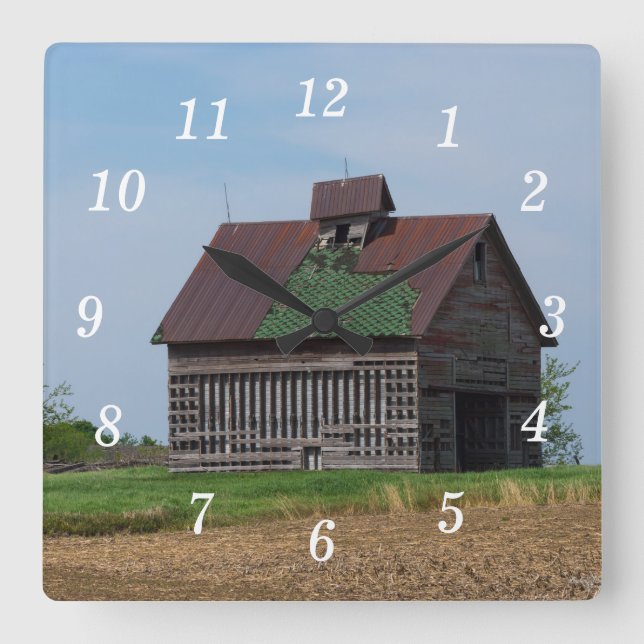 An Old Illinois Barn Wall Clock (Front)
