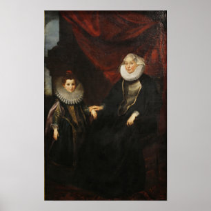 An Old Lady and a Young Girl Poster