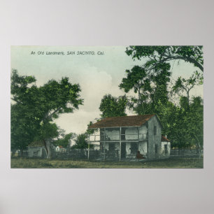 An Old Landmark Scene Poster